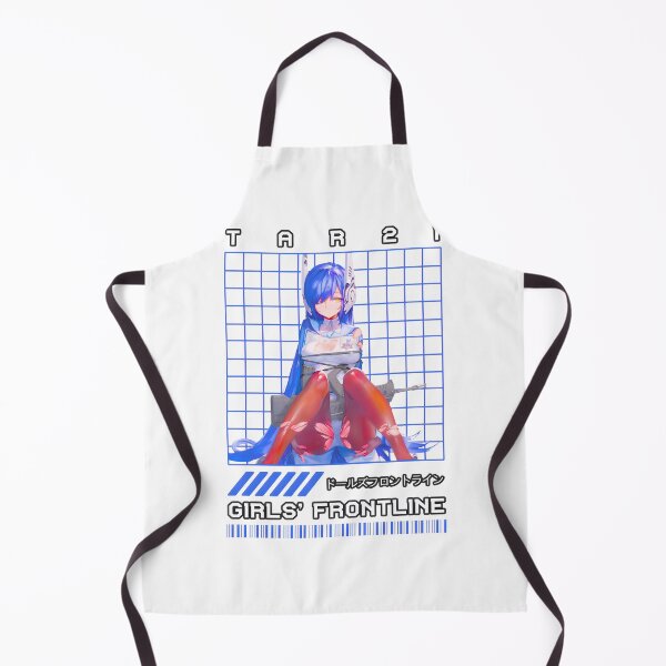 Item preview, Anime Girl With Blue Hair And Gun Art designed and sold by RaymondGnLTees.