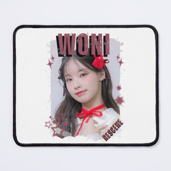 Item preview, Rescenee Woni Global Vocal KPOP Girl Group Black and White Collage Digital Art Portrait designed and sold by AJUNICE STUDIO.