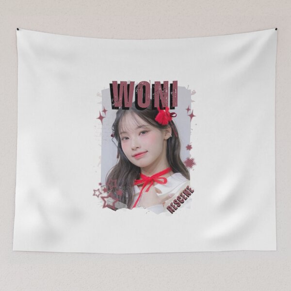 Item preview, Rescenee Woni Global Vocal KPOP Girl Group Black and White Collage Digital Art Portrait designed and sold by AJUNICE STUDIO.