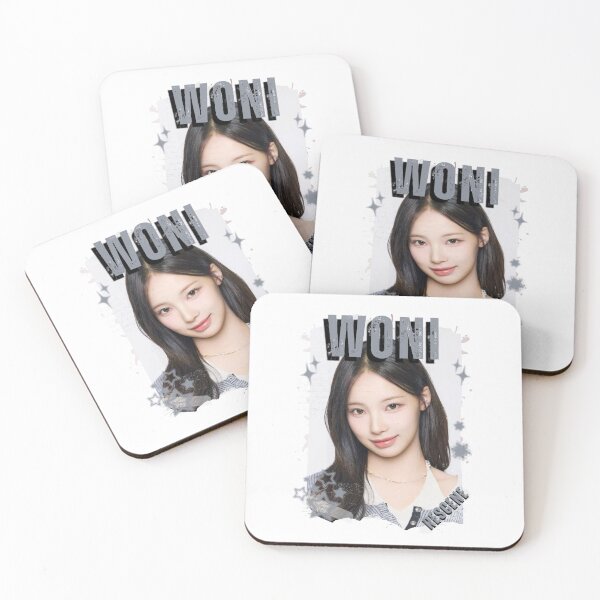 Item preview, Rescenee Woni Global Vocal KPOP Girl Group Black and White Collage Digital Art Portrait designed and sold by AJUNICE STUDIO.