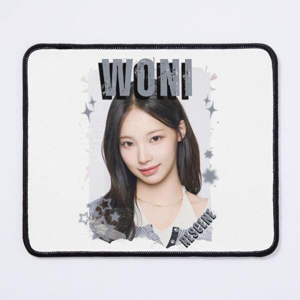 Item preview, Rescenee Woni Global Vocal KPOP Girl Group Black and White Collage Digital Art Portrait designed and sold by AJUNICE STUDIO.