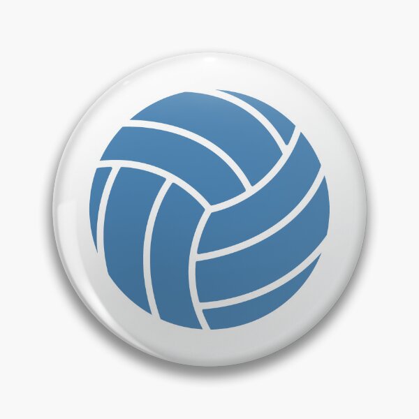 Item preview, Minimalist Steel Blue Volleyball Sports Shape Graphic designed and sold by pattern-archive.