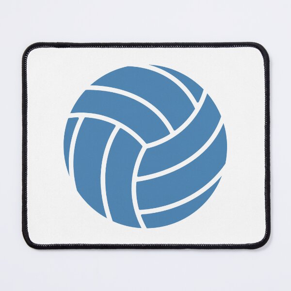 Item preview, Minimalist Steel Blue Volleyball Sports Shape Graphic designed and sold by pattern-archive.