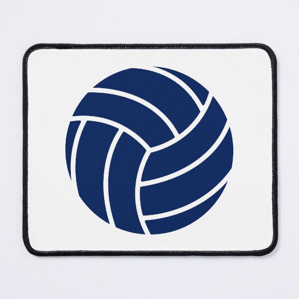 Item preview, Minimalist Navy Blue Volleyball Sports Shape Graphic designed and sold by pattern-archive.