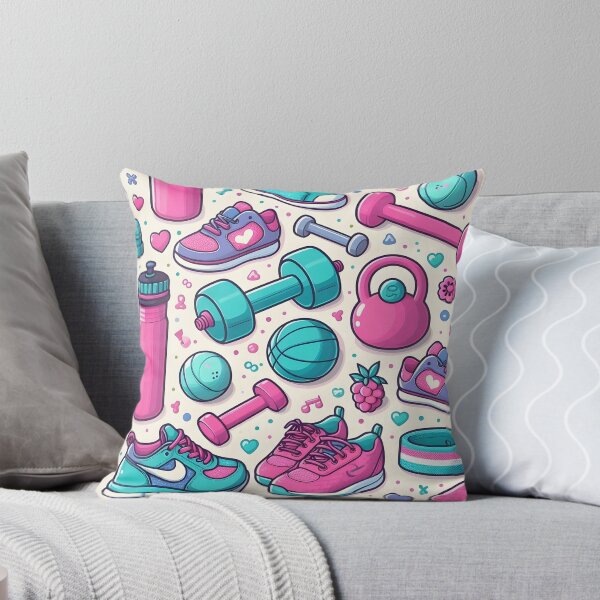 Item preview, Fitness Pink & Blue Pattern 2.0 designed and sold by StickyGuys.