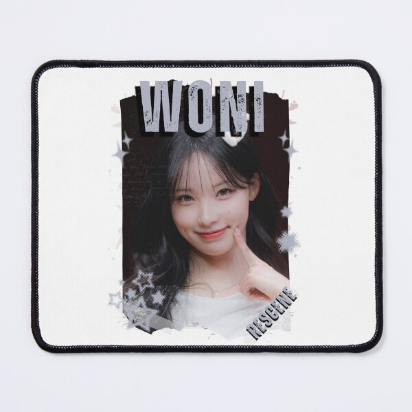 Item preview, Rescenee Woni Global Vocal KPOP Girl Group Black and White Collage Digital Art Portrait designed and sold by AJUNICE STUDIO.