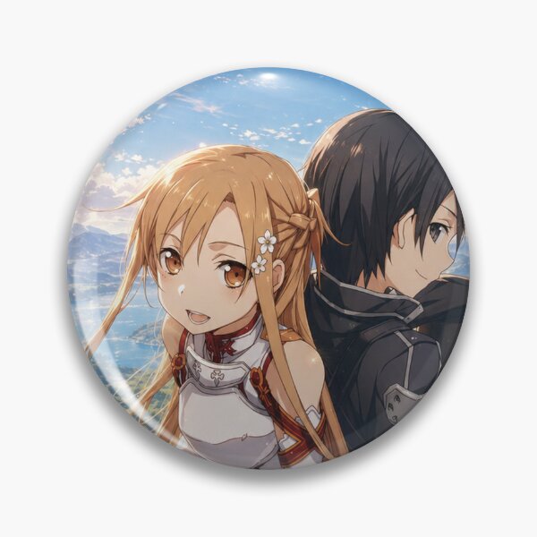 Item preview, Asuna and Kirito – Promise Under the Bright Sky designed and sold by Pixel Otaku Gallery.