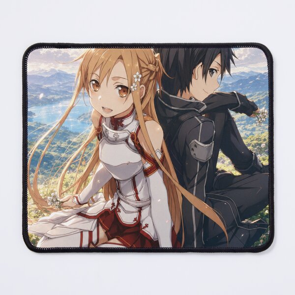 Item preview, Asuna and Kirito – Promise Under the Bright Sky designed and sold by Pixel Otaku Gallery.