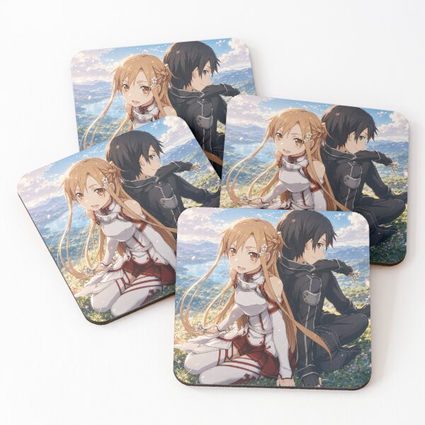 Item preview, Asuna and Kirito – Promise Under the Bright Sky designed and sold by Pixel Otaku Gallery.