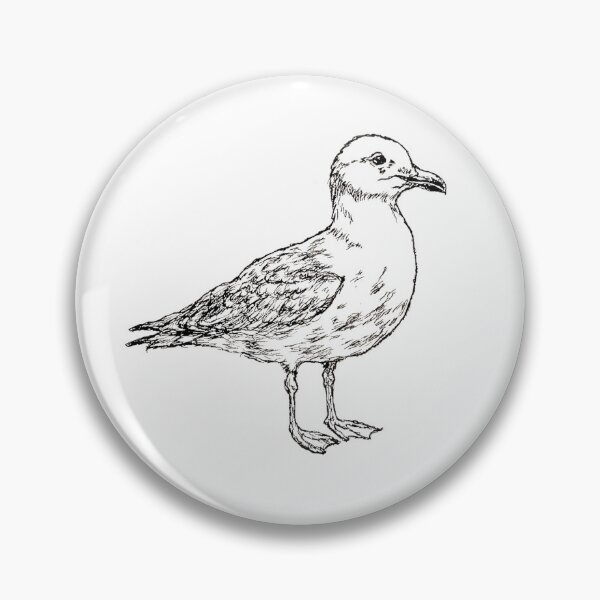 Item preview, Coastal Seagull Seeking Fries designed and sold by MatildaLockwood.