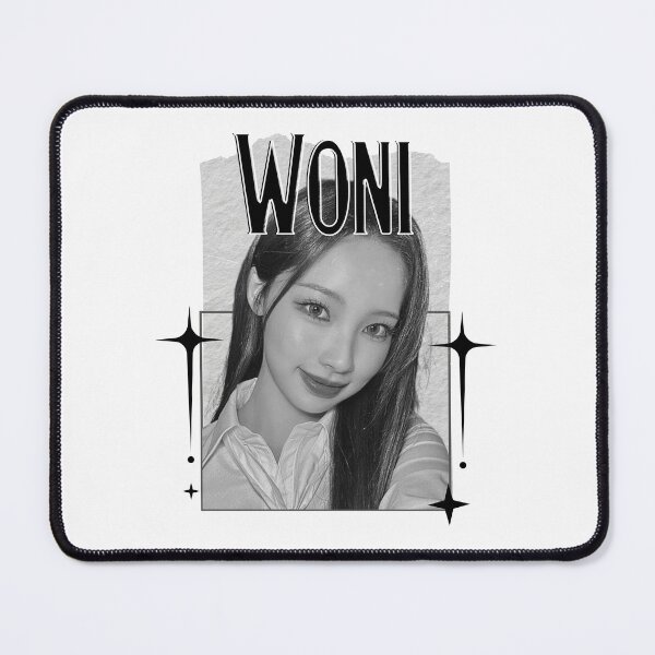 Item preview, Rescenee Woni Global Vocal KPOP Girl Group Black and White Collage Digital Art Portrait designed and sold by AJUNICE STUDIO.