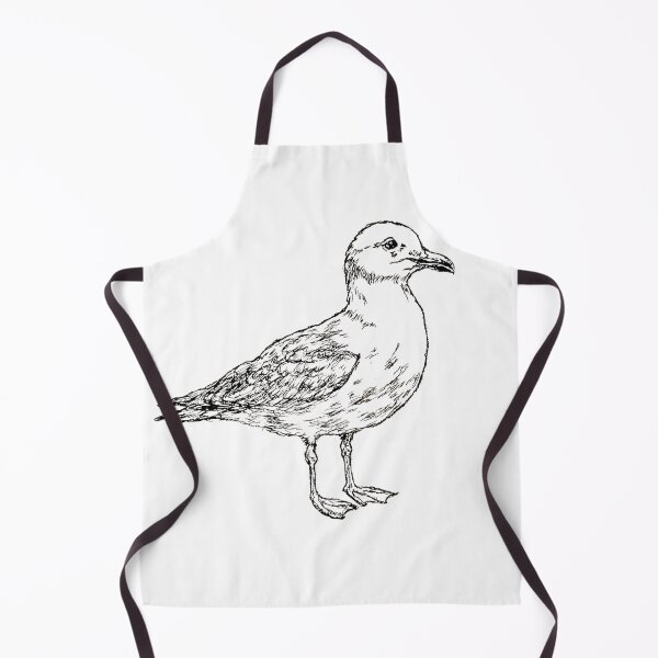 Item preview, Coastal Seagull Seeking Fries designed and sold by MatildaLockwood.