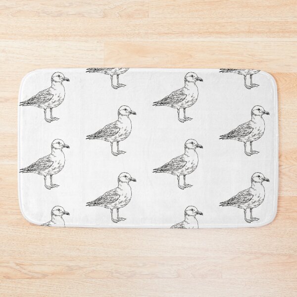 Item preview, Coastal Seagull Seeking Fries designed and sold by MatildaLockwood.