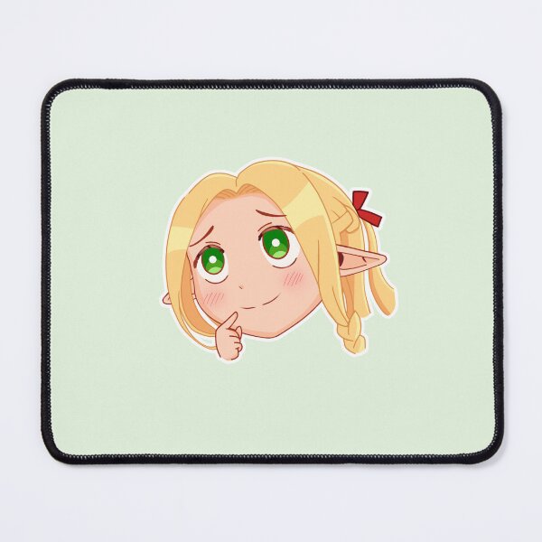 Item preview, Marcille cute elf girl thinking chibi version designed and sold by starlight02.
