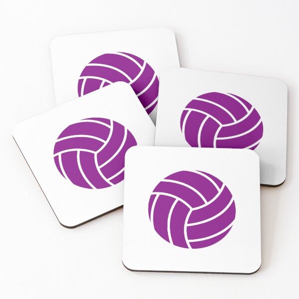 Item preview, Minimalist Purple Volleyball Sports Shape Graphic designed and sold by pattern-archive.