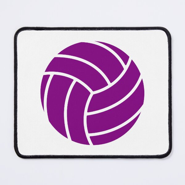 Item preview, Minimalist Purple Volleyball Sports Shape Graphic designed and sold by pattern-archive.