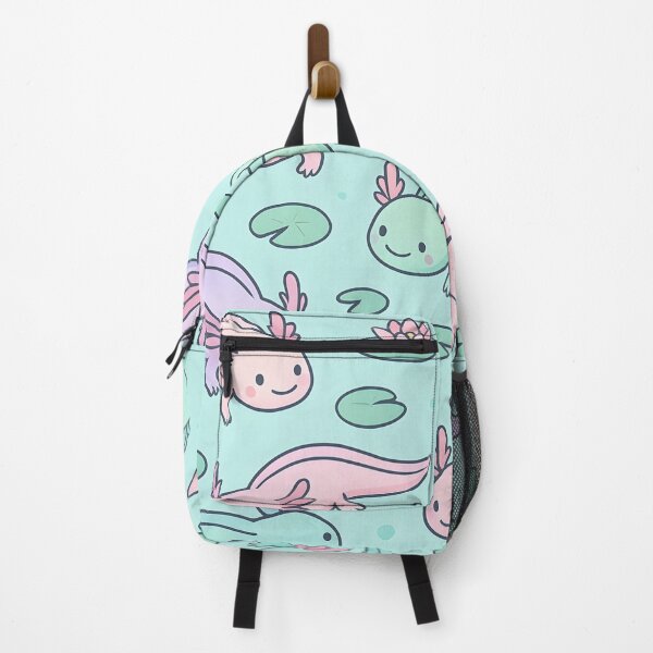 Item preview, Dreamy Axolotls & Water Lilies Seamless Pattern designed and sold by StickyGuys.