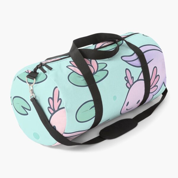Item preview, Dreamy Axolotls & Water Lilies Seamless Pattern designed and sold by StickyGuys.