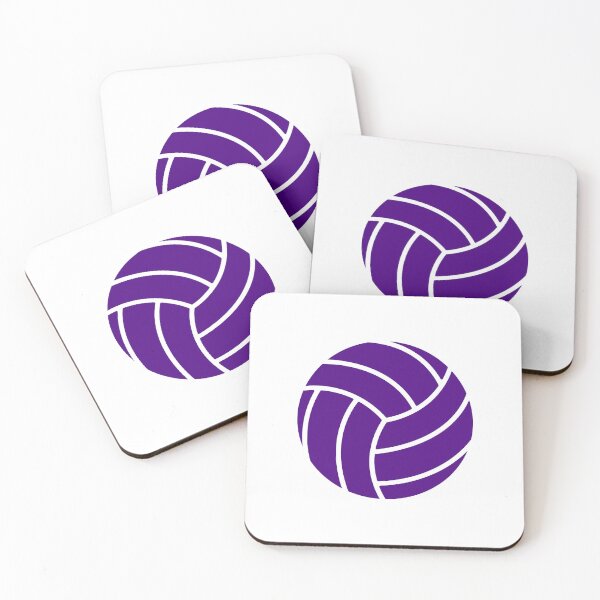 Item preview, Minimalist Dark Purple Volleyball Sports Shape Graphic designed and sold by pattern-archive.