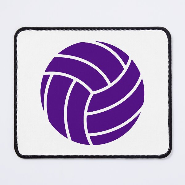 Item preview, Minimalist Dark Purple Volleyball Sports Shape Graphic designed and sold by pattern-archive.