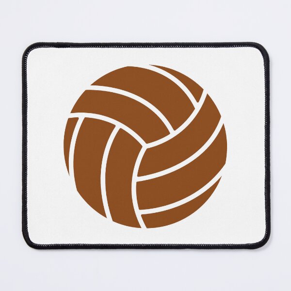 Item preview, Minimalist Brown Volleyball Sports Shape Graphic designed and sold by pattern-archive.