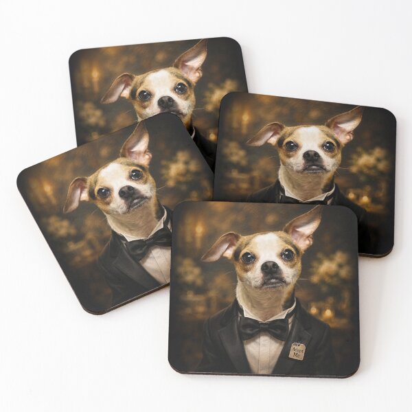 Item preview, Dressed Up and Waiting for My Forever Date - Funny Rescue Chihuahua designed and sold by RescueHeart10.
