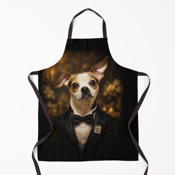 Item preview, Dressed Up and Waiting for My Forever Date - Funny Rescue Chihuahua designed and sold by RescueHeart10.