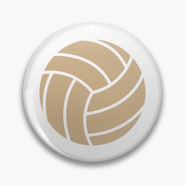 Item preview, Minimalist Tan Volleyball Sports Shape Graphic designed and sold by pattern-archive.