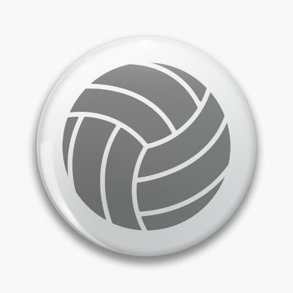 Item preview, Minimalist Gray Volleyball Sports Shape Graphic designed and sold by pattern-archive.
