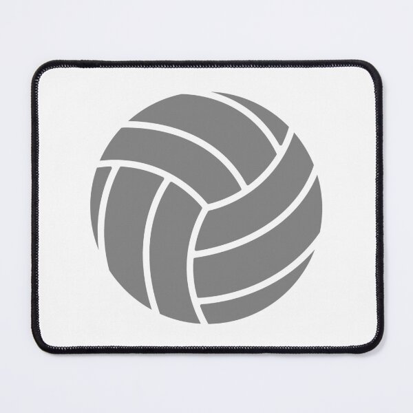 Item preview, Minimalist Gray Volleyball Sports Shape Graphic designed and sold by pattern-archive.