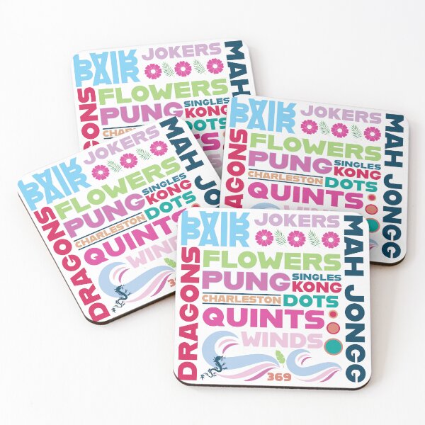 Item preview, Mahjong Coasters! designed and sold by aligchi.