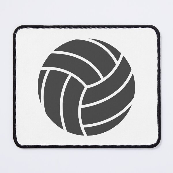 Item preview, Minimalist Dark Gray Volleyball Sports Shape Graphic designed and sold by pattern-archive.