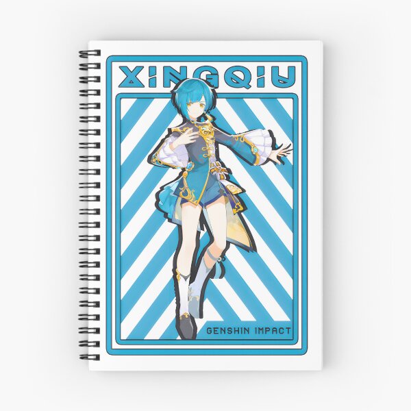 Item preview, Xingqiu Character Art designed and sold by ComptonziArt.