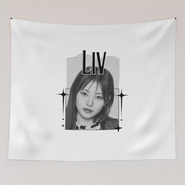 Item preview, Rescenee Liv Global Vocal KPOP Girl Group Black and White Collage Digital Art Portrait designed and sold by AJUNICE STUDIO.