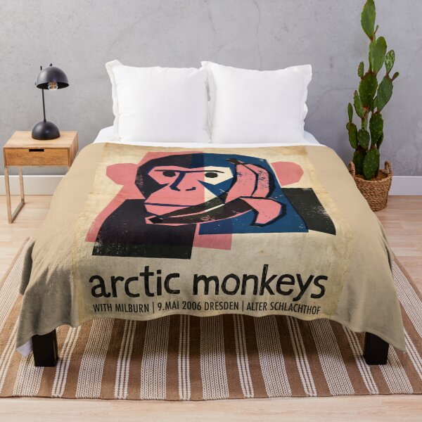 Item preview, Retro Indie Rock Concert Poster - Geometric Monkey Art designed and sold by vaerk.