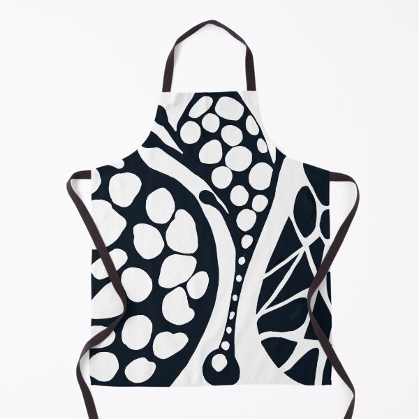 Item preview, Black and White Geometric Abstract designed and sold by Lynne Goodman Design.