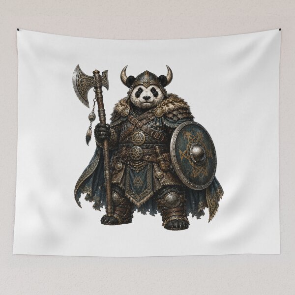Item preview, Viking Panda designed and sold by VerdePegajoso.