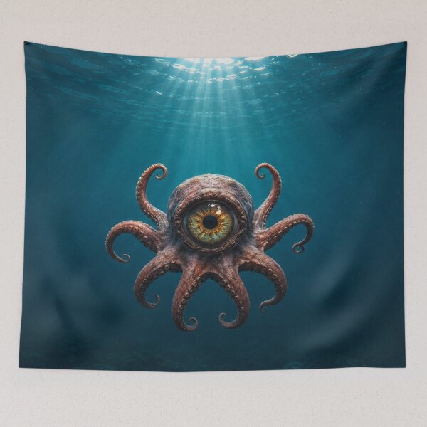 Item preview, Surreal Cyclops Octopus designed and sold by PurrfectWhisper.