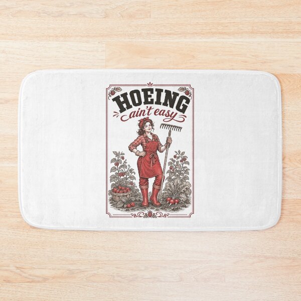 Item preview, Hoeing ain't Easy Organic Gardening designed and sold by LuminOrb.