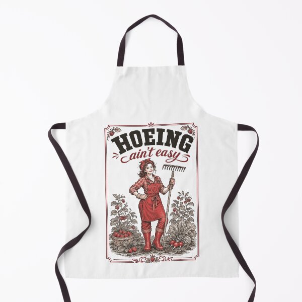 Item preview, Hoeing ain't Easy Organic Gardening designed and sold by LuminOrb.