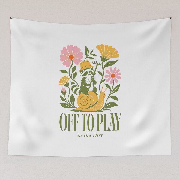 Item preview, Urban Gardening Off To Play In The Dirt designed and sold by LuminOrb.