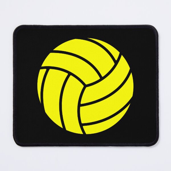 Item preview, Minimalist Yellow Volleyball Sports Shape Graphic designed and sold by pattern-archive.