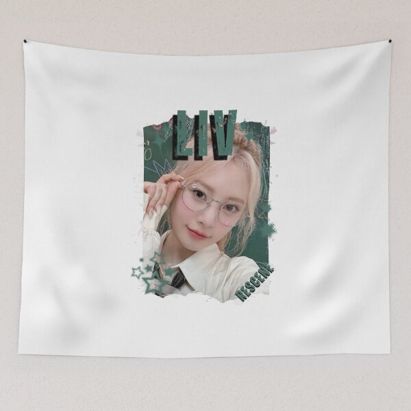 Item preview, Rescenee Liv Global Vocal KPOP Girl Group Black and White Collage Digital Art Portrait designed and sold by AJUNICE STUDIO.