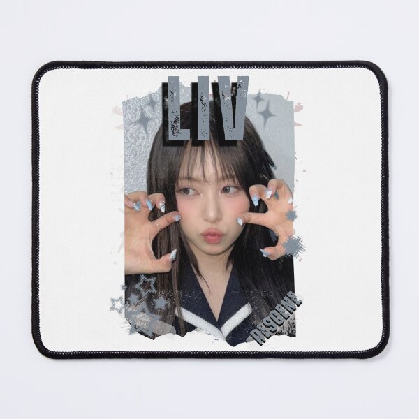 Item preview, Rescenee Liv Global Vocal KPOP Girl Group Black and White Collage Digital Art Portrait designed and sold by AJUNICE STUDIO.