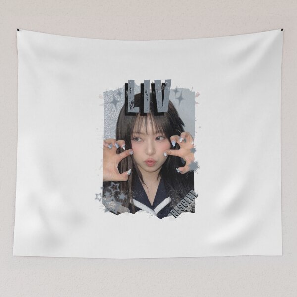 Item preview, Rescenee Liv Global Vocal KPOP Girl Group Black and White Collage Digital Art Portrait designed and sold by AJUNICE STUDIO.