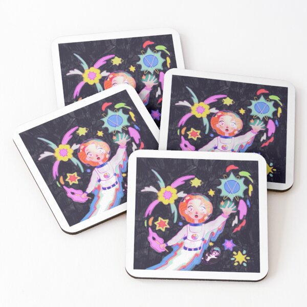 Item preview, Astronaut in Space with Stunning Cosmic View designed and sold by mariettafarr.