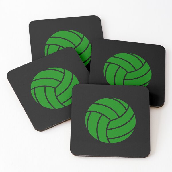 Item preview, Minimalist Green Volleyball Sports Shape Graphic designed and sold by pattern-archive.