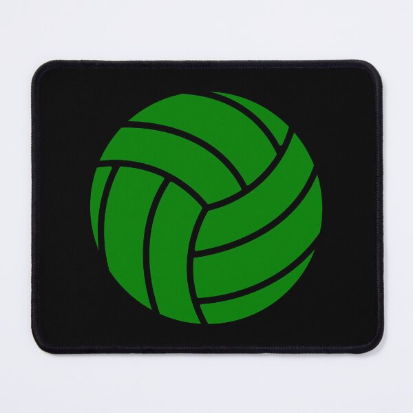 Item preview, Minimalist Green Volleyball Sports Shape Graphic designed and sold by pattern-archive.