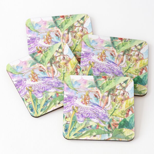 Item preview, Passion Flower in Watercolor designed and sold by tomorrowsart.