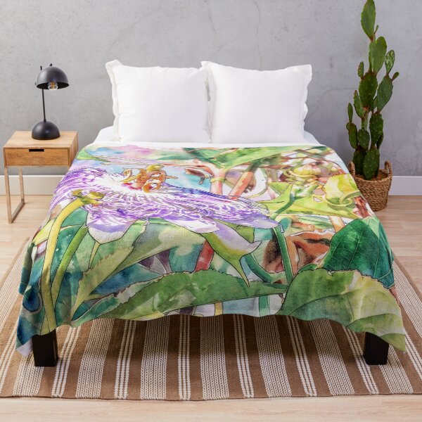 Item preview, Passion Flower in Watercolor designed and sold by tomorrowsart.